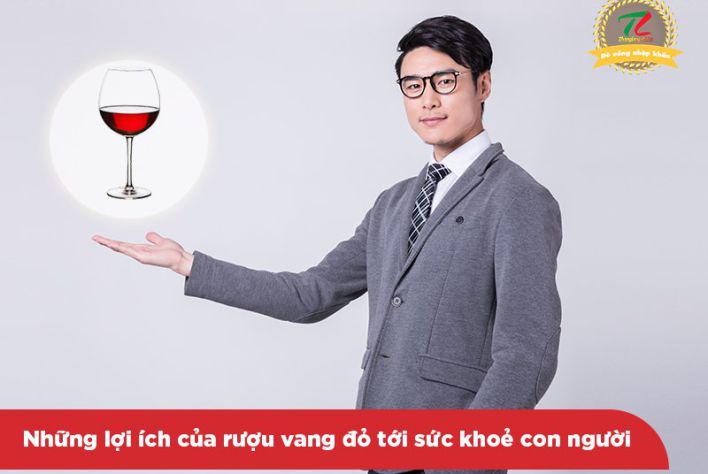 7 lợi ích của rượu vang đỏ với sức khỏe con người