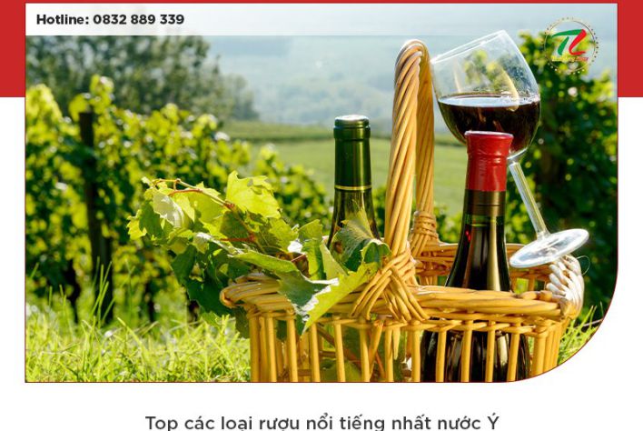 Top 7 loại rượu vang nổi tiếng hàng đầu tại Ý hiện nay