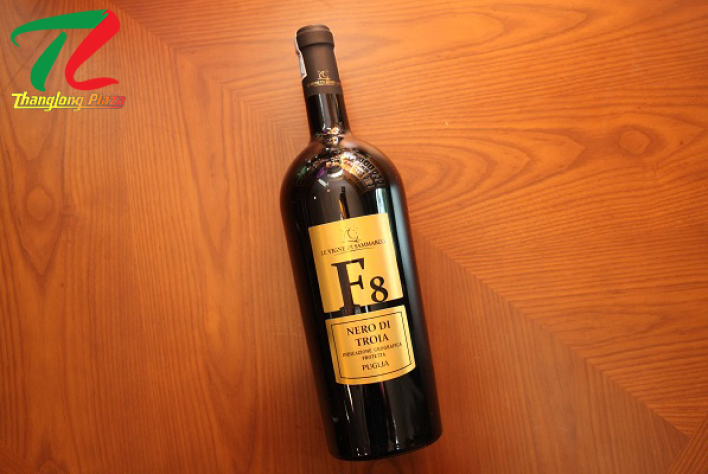 Rượu vang đỏ F8 Nero di Troia - Tinh túy chắt lọc từ giống nho quý Nero di Troia