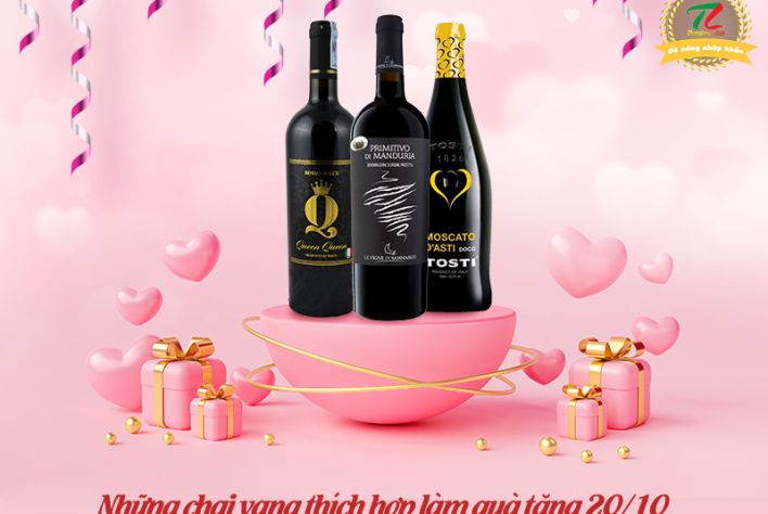 Lựa chọn loại vang nào thích hợp để tặng cho phái đẹp nhân ngày 20/10?