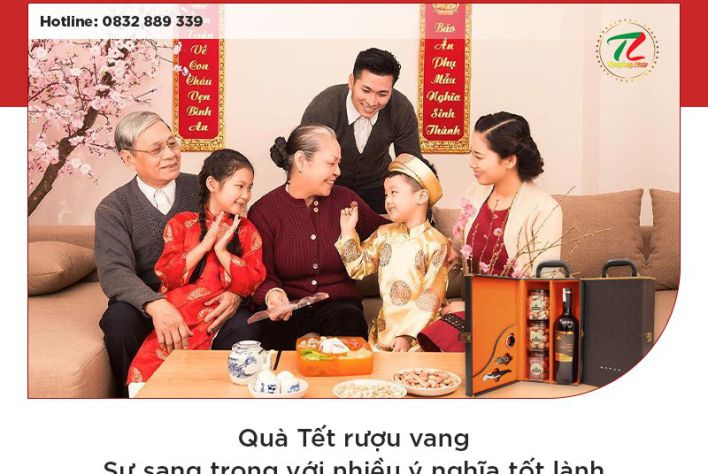 Quà Tết rượu vang: Sự lựa chọn tinh tế và tiện lợi