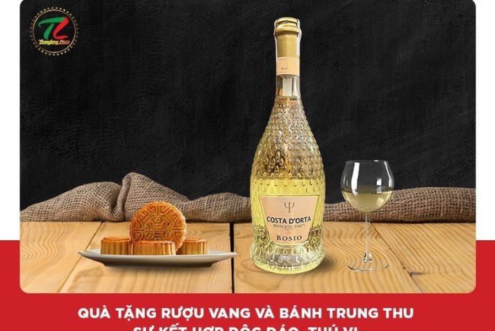 Quà tặng xu hướng cho Tết Trung thu: Rượu vang và bánh trung thu