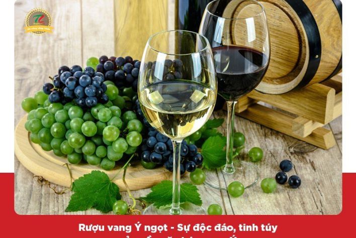 Rượu vang Ý ngọt - Nét đẹp tinh túy của nền văn hóa rượu vang Ý