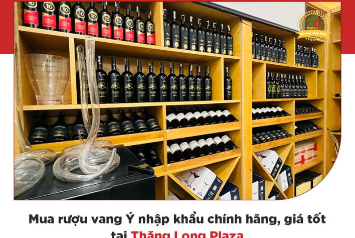 Mua rượu vang Ý nhập khẩu chính hãng, giá tốt ở đâu?