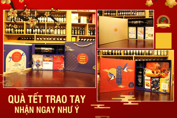 Trao hộp quà Tết xuân sang - Đón lộc vàng như ý cùng Thăng Long Plaza