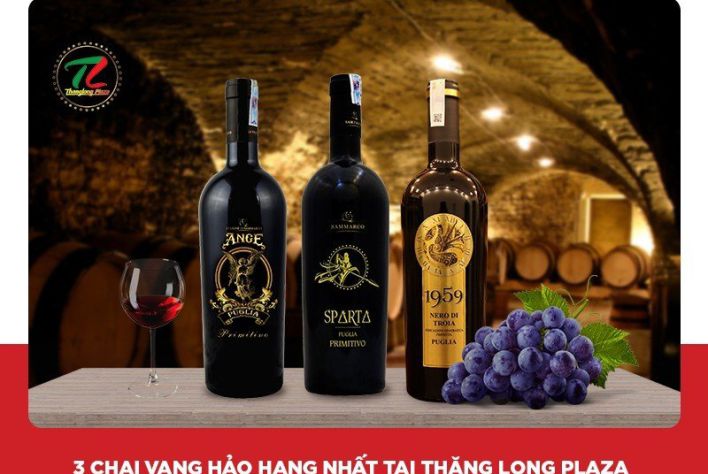 Khám phá 3 chai vang Ý cao cấp, ngon nhất tại Thăng Long Plaza