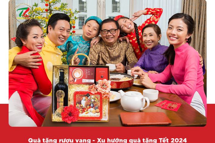 Quà tặng rượu vang: Xu hướng dịp Tết Giáp Thìn 2024